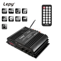 LP-269S Lepy Bluetooth Car Amplifier Digital Player HIFI Stereo Audio Power 2CH 45W Home Multimedia Support SD USB FM MP3 DVD CD