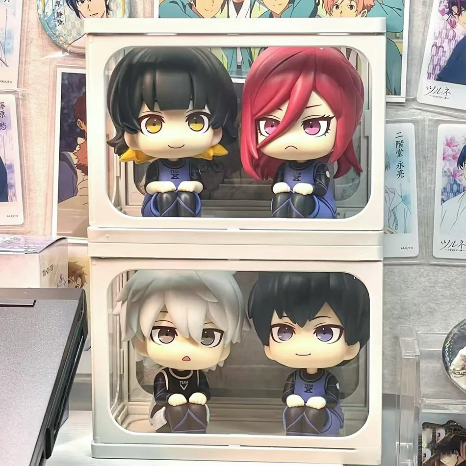 Action Figure di BLUE LOCK, Isagi Yoichi e Bachira Meguru, Statuette Anime in Versione Q, Modellini da Collezione, Giocattoli per Bambini, Regali