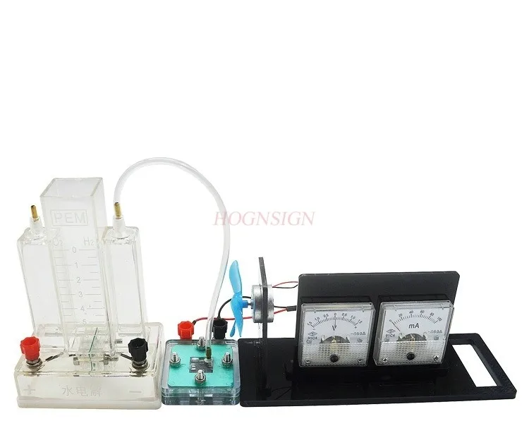 

1set water electrolysis experimental device, electrolysis of water Hydrogen fuel cell experimental device,