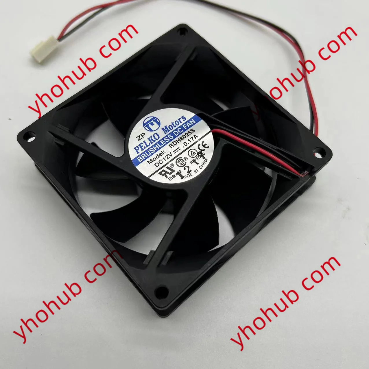 

Xinruilian RDH8025S DC 12V 0.17A 80x80x25mm 2-Wire Server Cooling Fan