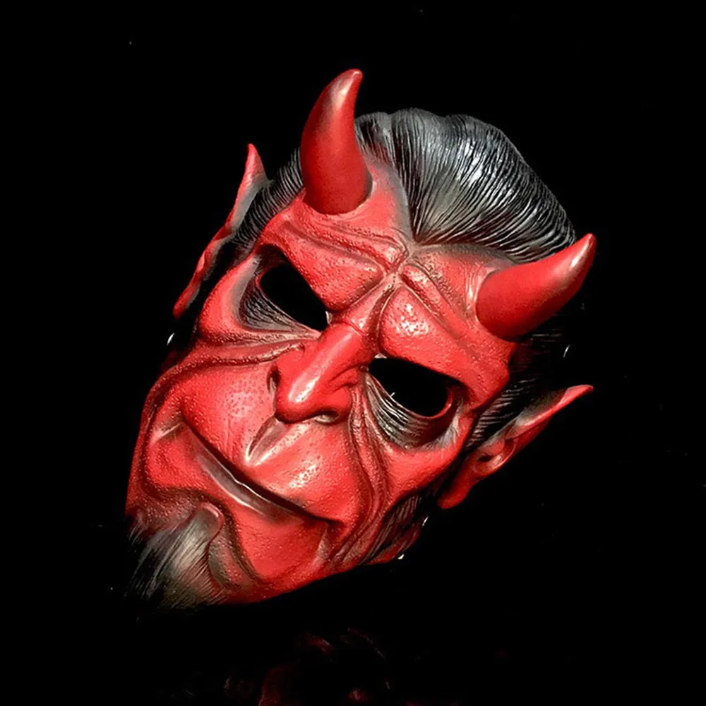 

Resin Warrior Hell Demon Cosplay Mask Halloween Party Reaper Ghost Head Mask Birthday Gifts