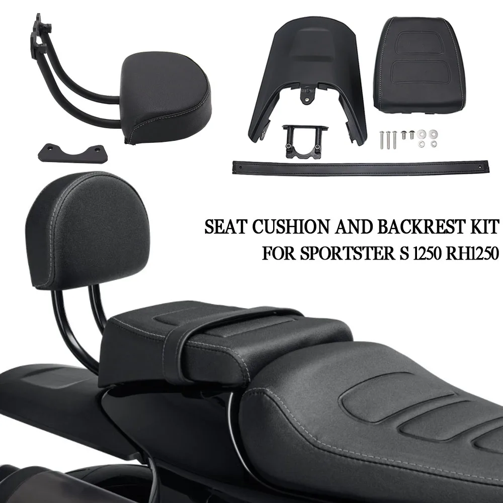 Kit de dossier d'aile de siège arrière de passager pour Sportster S 1250 RH1250 RH 1250 S RH1250S 20
