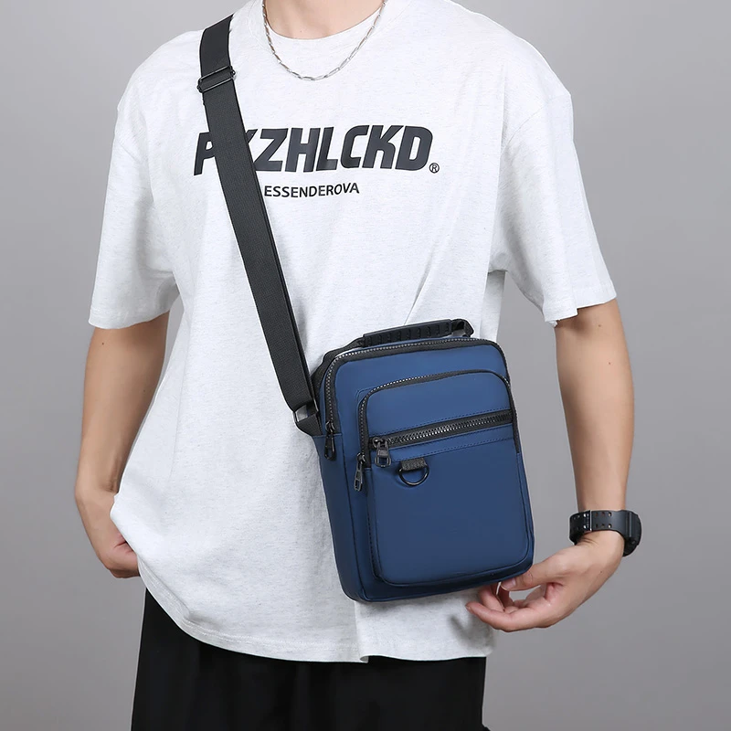 رجل رسول حقيبة أزياء الأعمال حقيبة متعددة الوظائف حقيبة يد رجالية حقائب كتف كروسبودي عالية الجودة حمل حقيبة رجل خفيفة الوزن #6