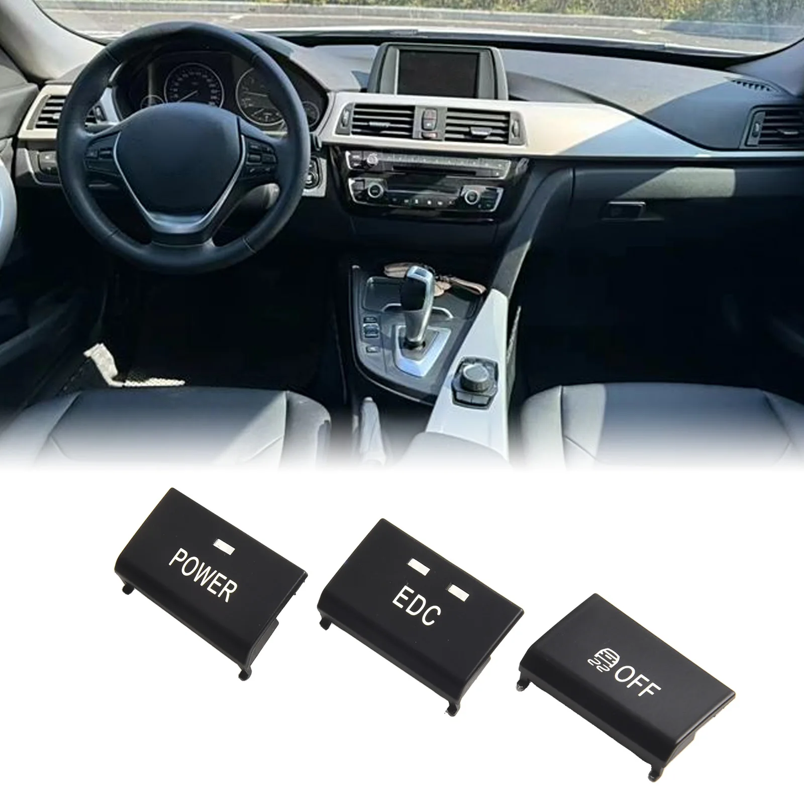 

3Pcs Center \\Console \\Switch \\Repair \\Button \\Cap For BMW For E90 For E92 For E93 For M3 2005-2012 Switch Button Repair Kit