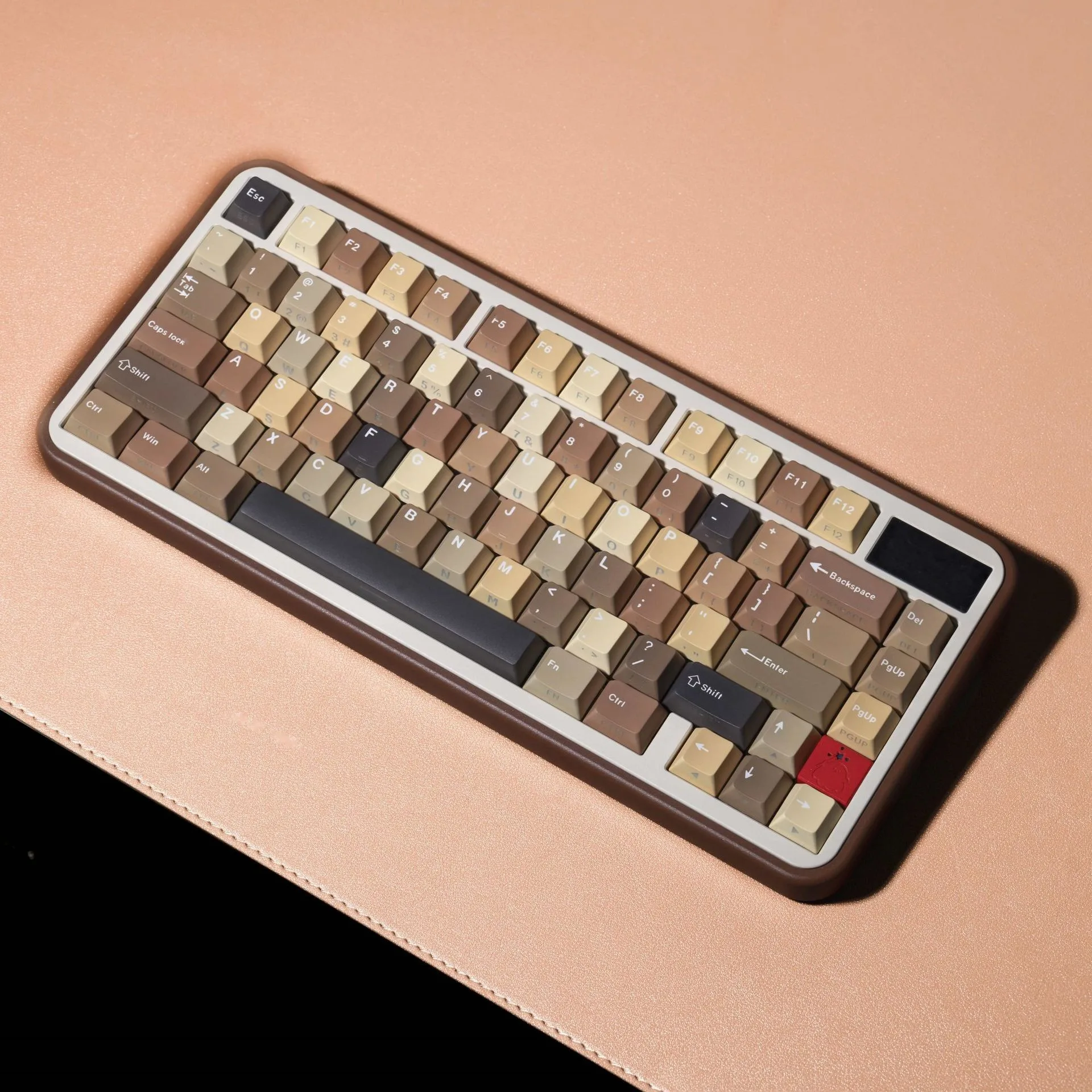 Cherry Profile PBT Side Printed Mechanical Keyboard Coffee Keycaps Korean Japanese Russian Spanish French German Arabic Keycap