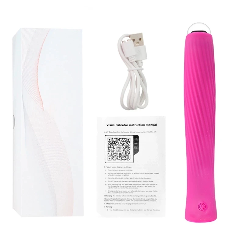 1080P WiFi Vagina Endoscope Camera sex Dildo Vibrator Lntelligent Visual 5 Frequencies  APP Control Dildo Body Massager