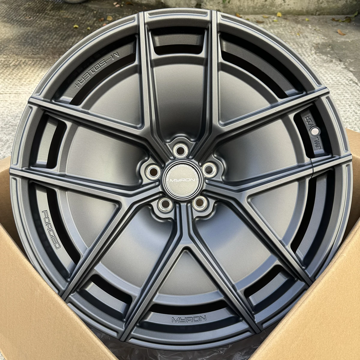 Xianglun Wholesale Custom FORGING KINGDOM Forged Wheel Hub 20-26 Inches Matte Black Aluminum Alloy Multi Spoke 35mm 30mm 15mm