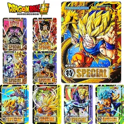 9Pcs/set Dragon Ball Super Goku Black Frieza DIY Homemade Bronzing Flash Card Christmas Birthday Gift Game Toys Collection Card