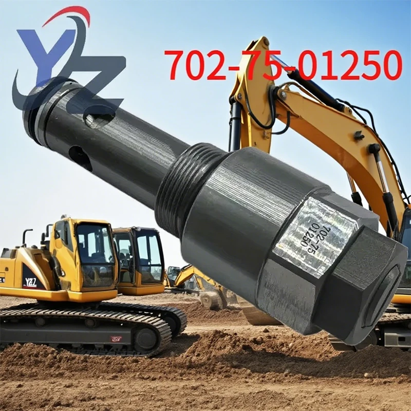 

702-75-01250 Excavator Overflow Valve PC220,PC228,PC240,PC270,PC290,PC308, PC200-7, Main Relief Valve for Komatsu 7027501250