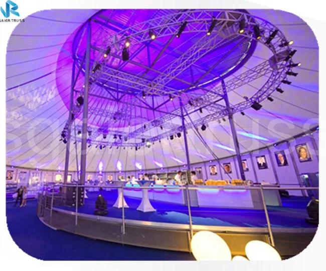Easy Aluminum Truss System Spigot Outdoor Events Truss With 1000kg Load Capacity Modular Design & Quick Installation