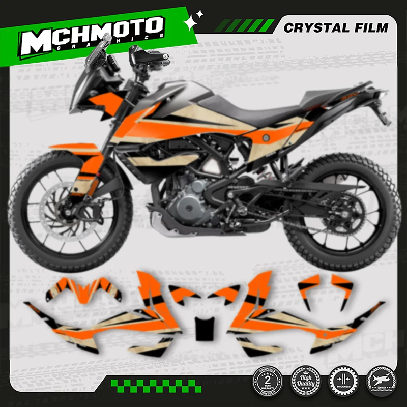 

MCHMFG Custom Team Full Set Motorcycle Graphics Decals Stickers Kit for KTM ADV 390 2020 2021 2022 Adventure