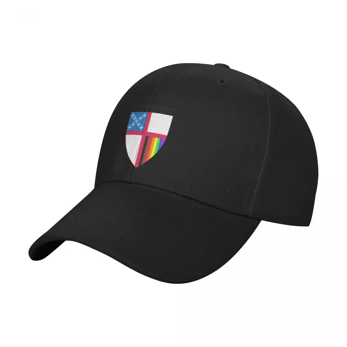 New Episcopal Church Shield with 8 Colours Rainbow Pride 2 Baseball Cap Hat men Hip Hop Male hat Boy Women's