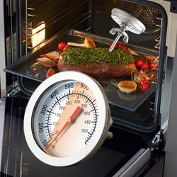 Stainless Steel Oven Thermometer Kitchen Barbecue Bbq Food Bread Thermometer Gauge Microwave Cooker Baking Thermometer 50-500℃