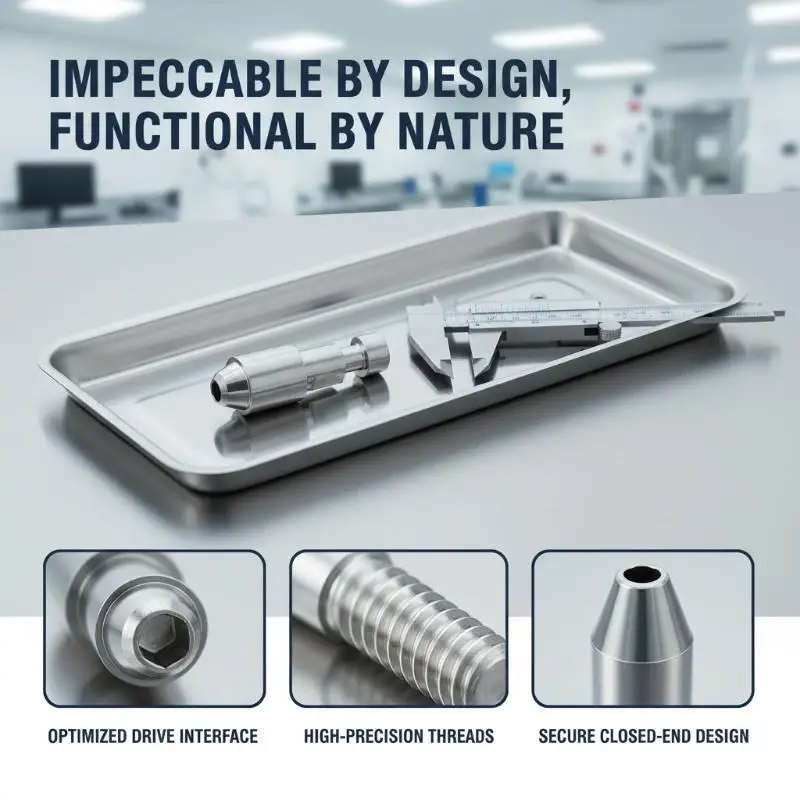 Screw Retained Dental Kit with Premium Titanium Multi Unit Analog Components