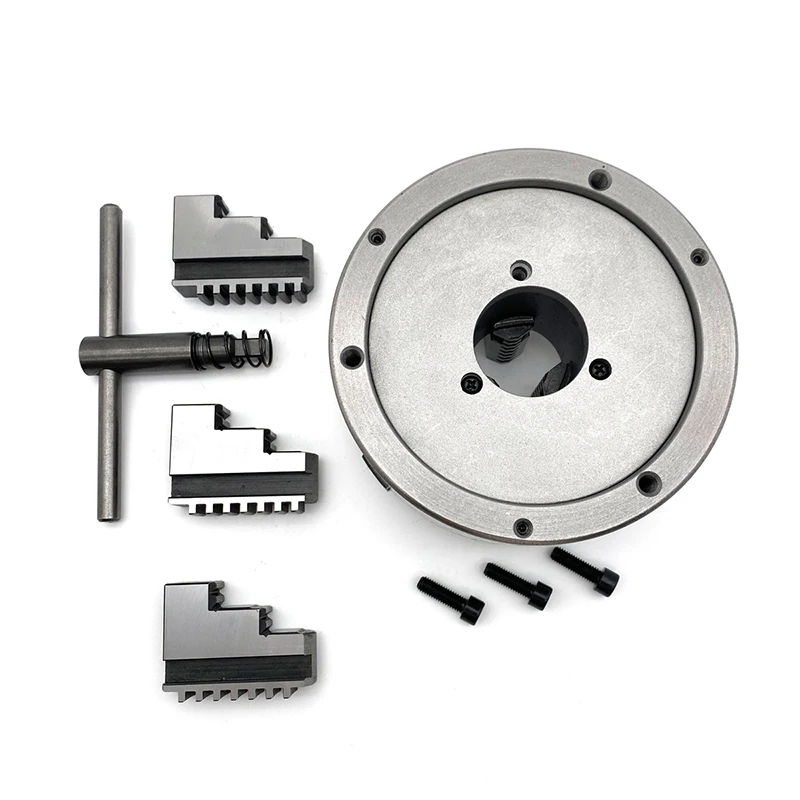 3 Jaw Chuck 160mm SANOU Metal Lathe Chuck K11-160 Self-centering Chuck Manual Type Scroll Chuck