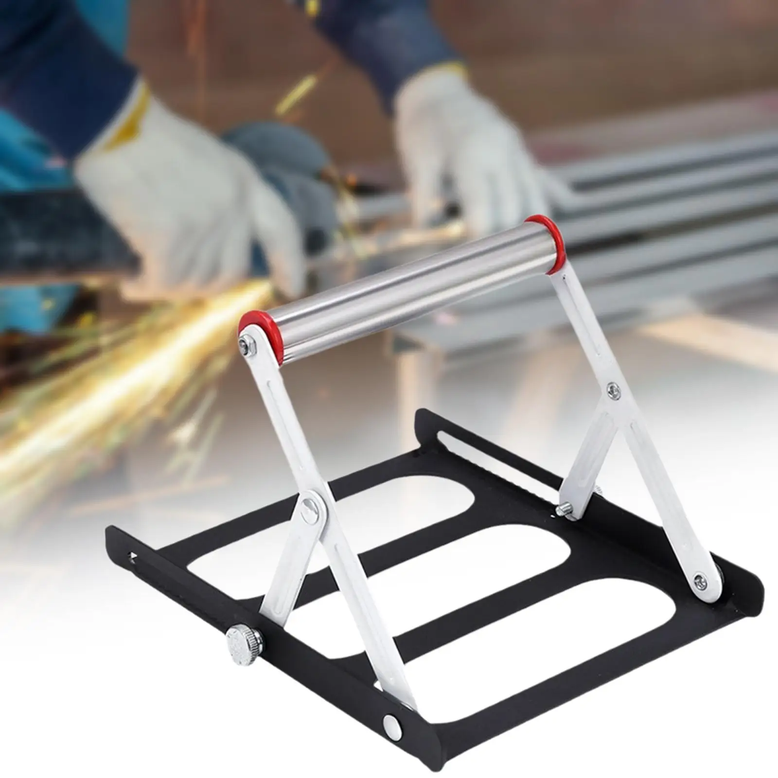 Cutting Material Support Frame Height Adjustable Workshop Tool Accessories Reinforced Base Efficient Portable Miter Saw Stand