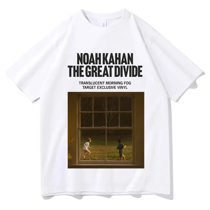 2026 Noah Kahan The Great Divide Tshirt Vintage Casual Streetwear Fashion Unisex Tees Graphic Short Sleeve Fan Gifts