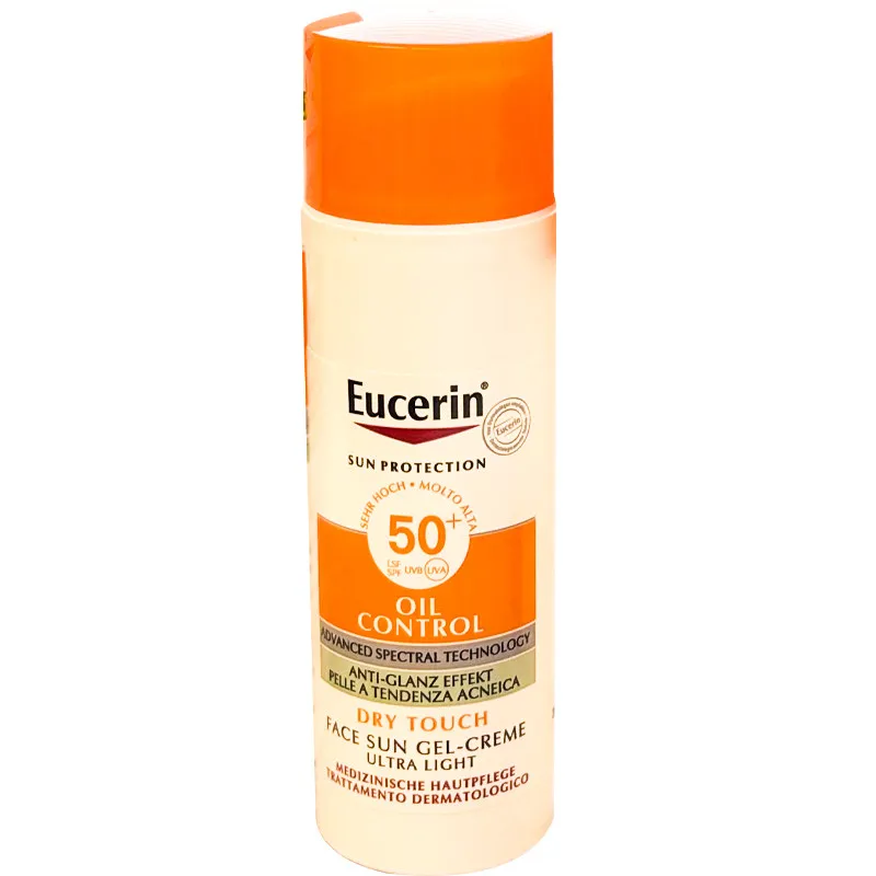 Eucerin Oil Control Face Sunscreen SPF50+ Refreshing Matte Non Greasy Oil Control UV Protection for Oily Acne Prone Skin