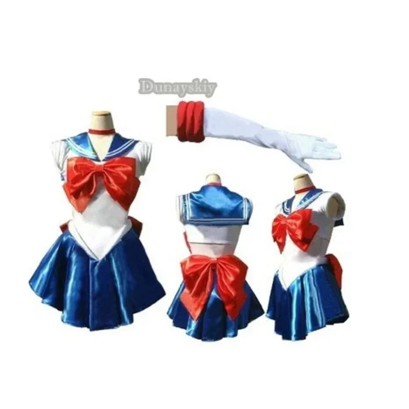 Anime Matroos Cosplay Kostuums Anime Maan Figuur Jurk Vestido Halloween Kostuums  Vrouwen Pak Pruik Loli Kleding Feest Uniform