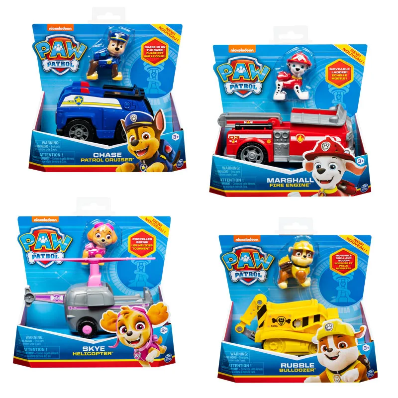 

Paw Patrol Genuine Rescue Vehicle Cruiser Toy Car With Collectible Action Figure Sustainably Recycled Plastic Kids Toy Boy Gifts