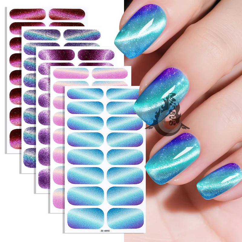 MEBIS 16가지 팁스 마룬 네일 액세서리 스티커 네일 파츠 타마고치 씰 매니큐어용 가짜 손톱 슬라이더 네일 장식용