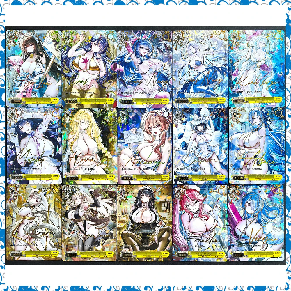 Tarjetas de repuesto coleccionables DIY ACG Weiss Schwarz Anime Yuzuriha Inori Yuuki Asuna juego de escritorio para niños juguete vacaciones regalo de cumpleaños