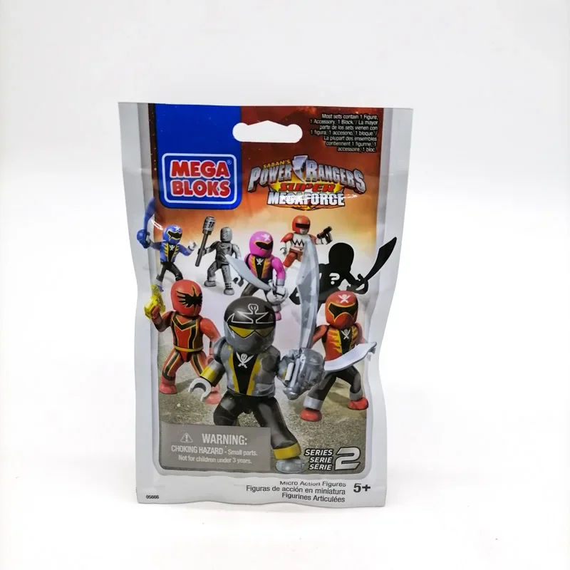 MegasBloks Dinosaur Rangers Powerful Super Sentai Japan Tokusatsu Action Figure Assembled Megases Force Mini Doll Collection