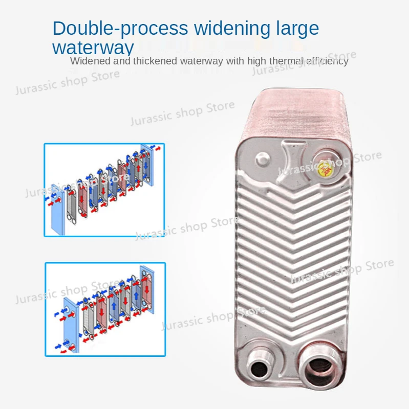 

120 Plates Stainless Steel Heat Exchanger Brazed Plate Type Water Heater Chiller Cooler Counter Flow Chiller 120 Plates .