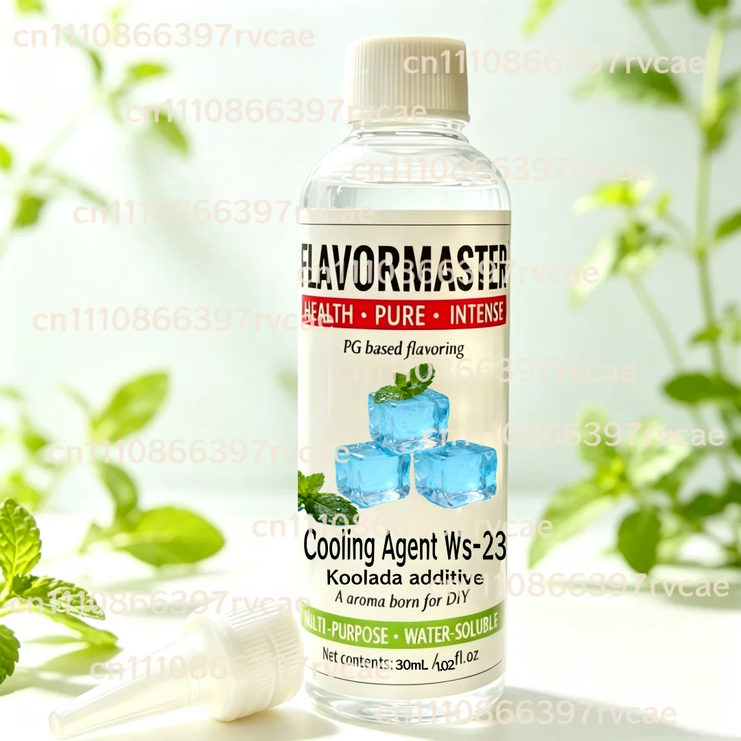 Agente refrescante soluble en agua WS-23 VP, concentrado de sabor líquido a base de PG, aroma fresco puro altamente concentrado, aditivo Koolada