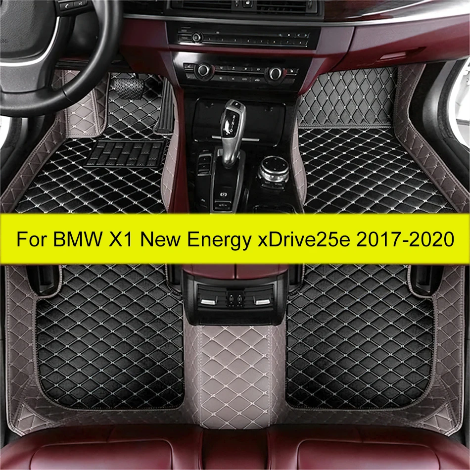 

Car Floor Mats For BMW X1 New Energy xDrive25e 2017 2018 2019 2020 Custom Auto Foot Pads Carpet Cover Interior Accessories