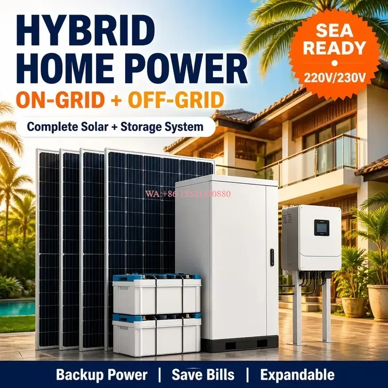WMWMNU for Complete Solar Storage System Hybrid Home Power Grid SEA Ready 220V 230V Backup Power Expandable House
