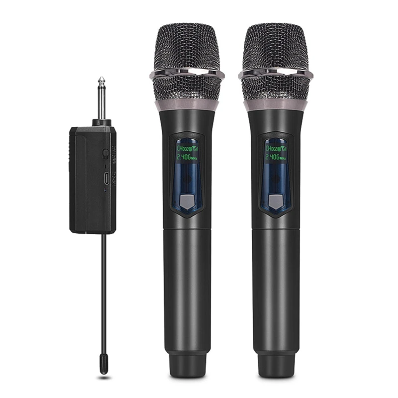 Microphone professionnel sans fil, adapté pour le chant, la fête, la performance, la salle de réunion, la maison