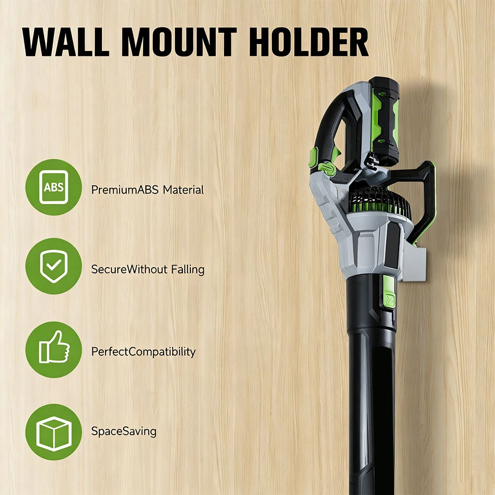Wall Mount Holder For EGO 765 CFM Leaf Blower LB7654 LB7650 Garage Storage Bracket Power Equipment Accessories