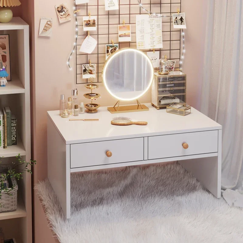 Women Luxury Dressing Table Girls Nordic White Simple Classic Makeup Vanity European Fashion Meubles De Chambre Home Furniture