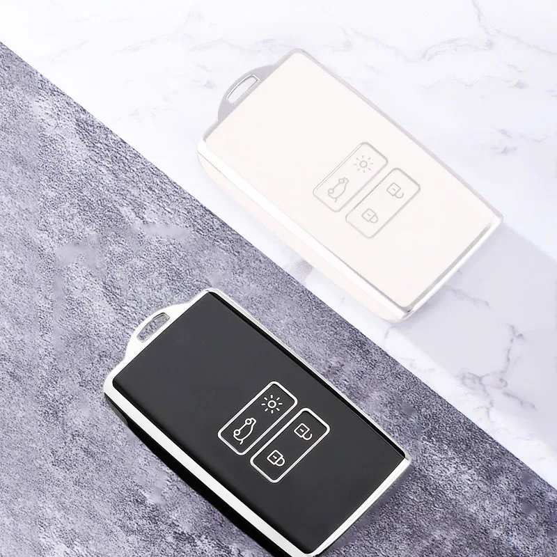 

Soft TPU Car Remote Key Case Accessories Shell For Renault Koleos Captur Megane Clio Scenic Talisman Arkana For Dacia Sandero