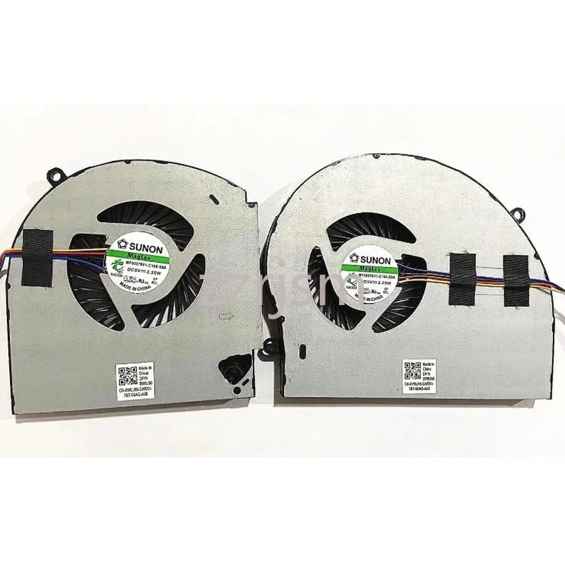 

New CPU GPU Cooler Fan For Dell Alienware 17 R4 R5 P31E laptop Cooling Pad 0FRPY8 0FJ5DK 0TGV49 MG75090V1-C060-S9A C070 C180