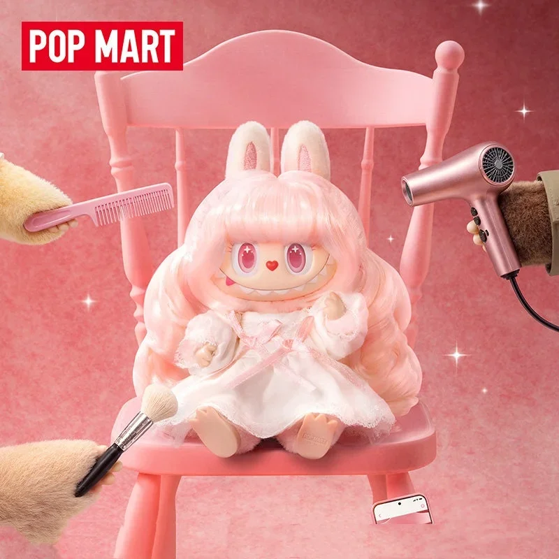 POP MART LABUBU THE MONSTERS HAIR SALON SERIES VINYL PLUSH PENDANT BLIND BOX Mystery Box Doll Cute Anime Figure Ornaments Gift view 5