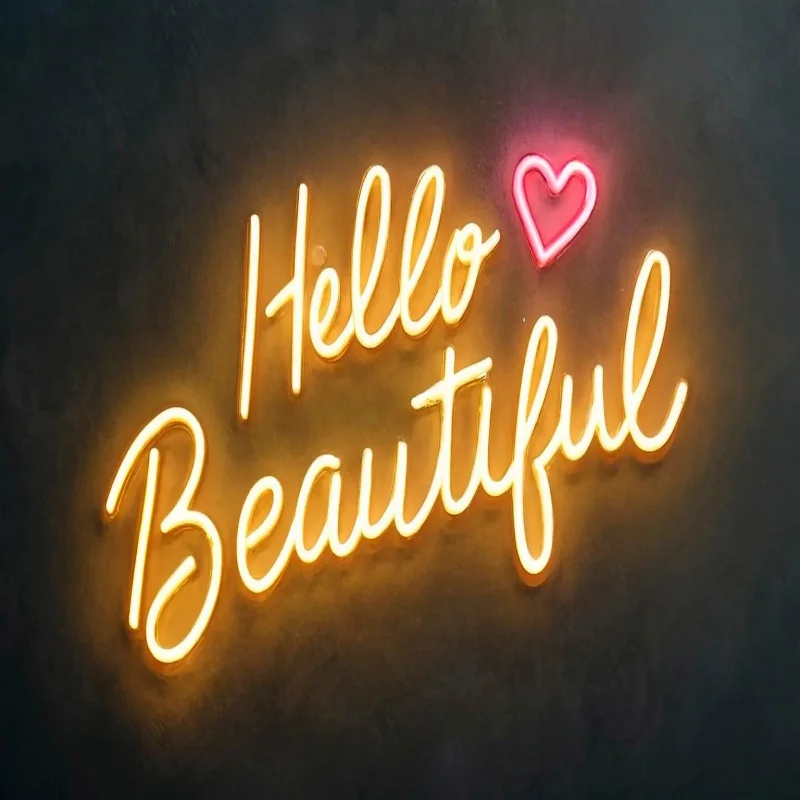 Personalized Neon Sign Custom LED Neon Sign USB Powered Multi Font Color For Home Bar Commercial Sign Large Wall Decoration Neon