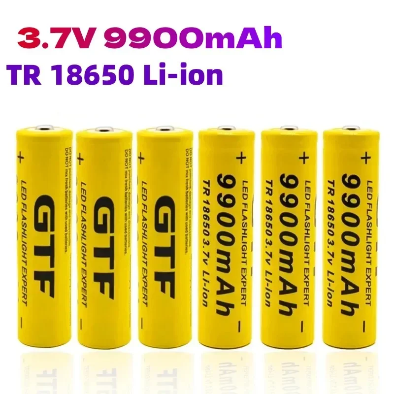 Original 18650 Battery 3.7V Rechargeable Lithium Ion for LED Flashlight Hot New High Quality Batteries NEW