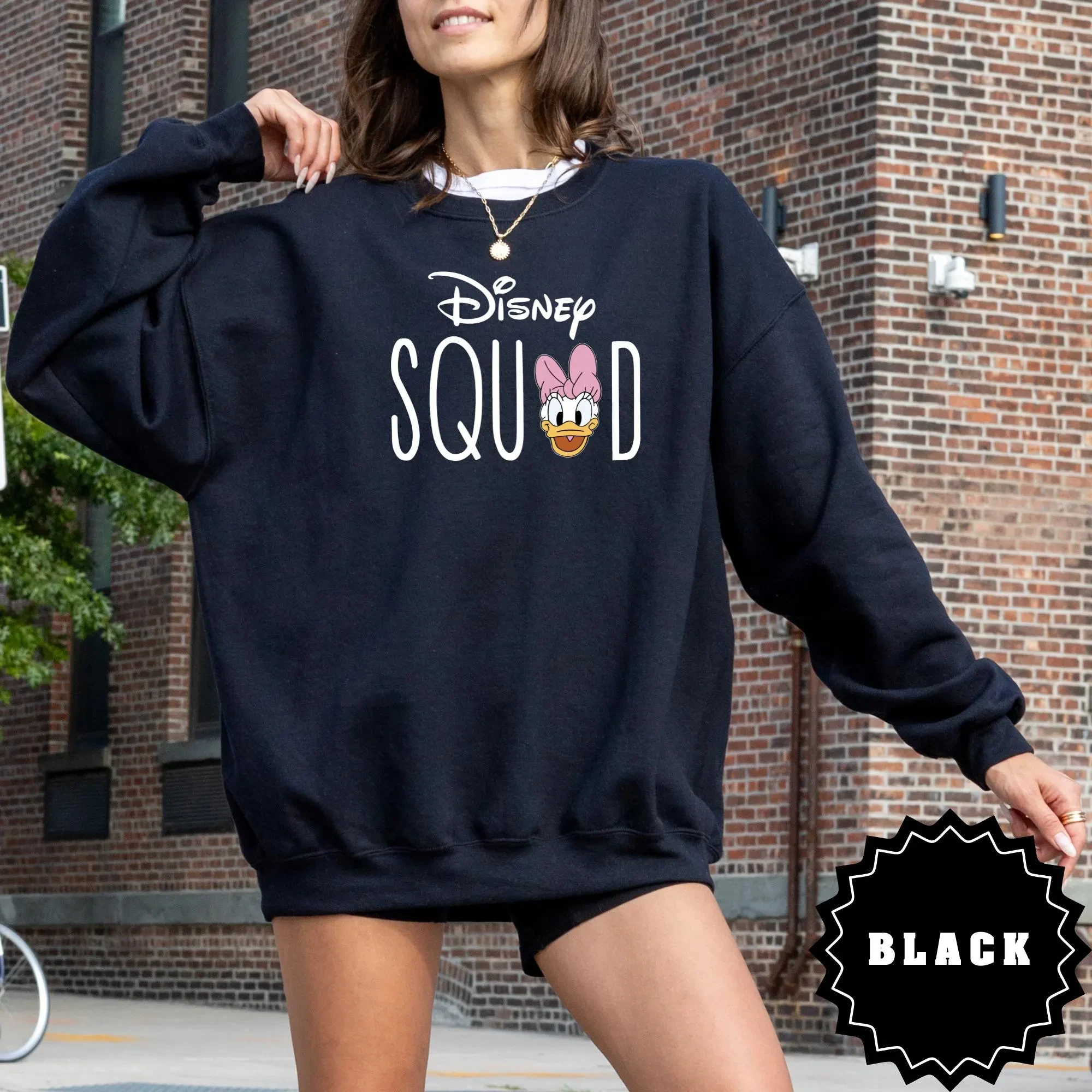 تي شيرت ديزني سكواد، قميص فرقة ميكي آند فريندز، قميص فرقة شخصيات ديزني، قميص ديزني المطابق للعائلة