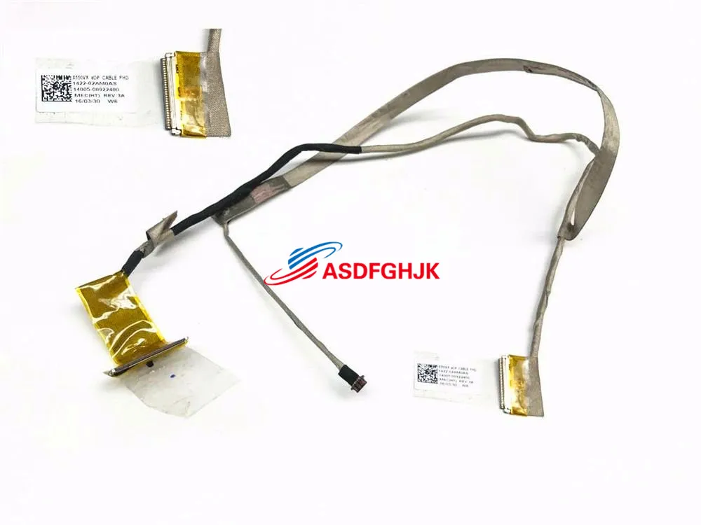 For Asus W50V X550VX K550V FX50VX V550VX led lcd lvds cable 1422-02AM0AS 100% Works Perfectly