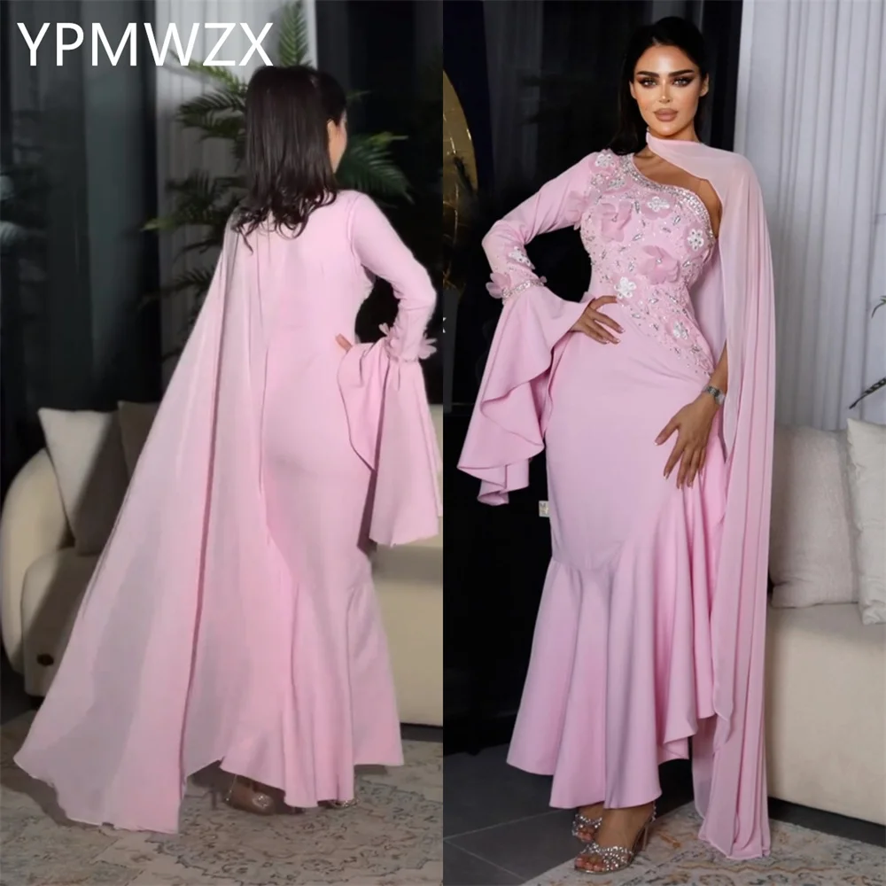 Customized YPMWZX Asymmetrical Sheath Floor length Skirts  Mermaid Skirts Draped Bespoke Occasion Dresses