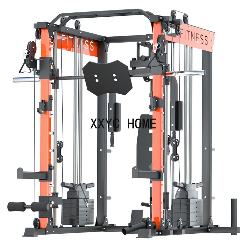 

Smith Machine Deep Squat Gantry Household Multi-functional Bird Lying Push Frame