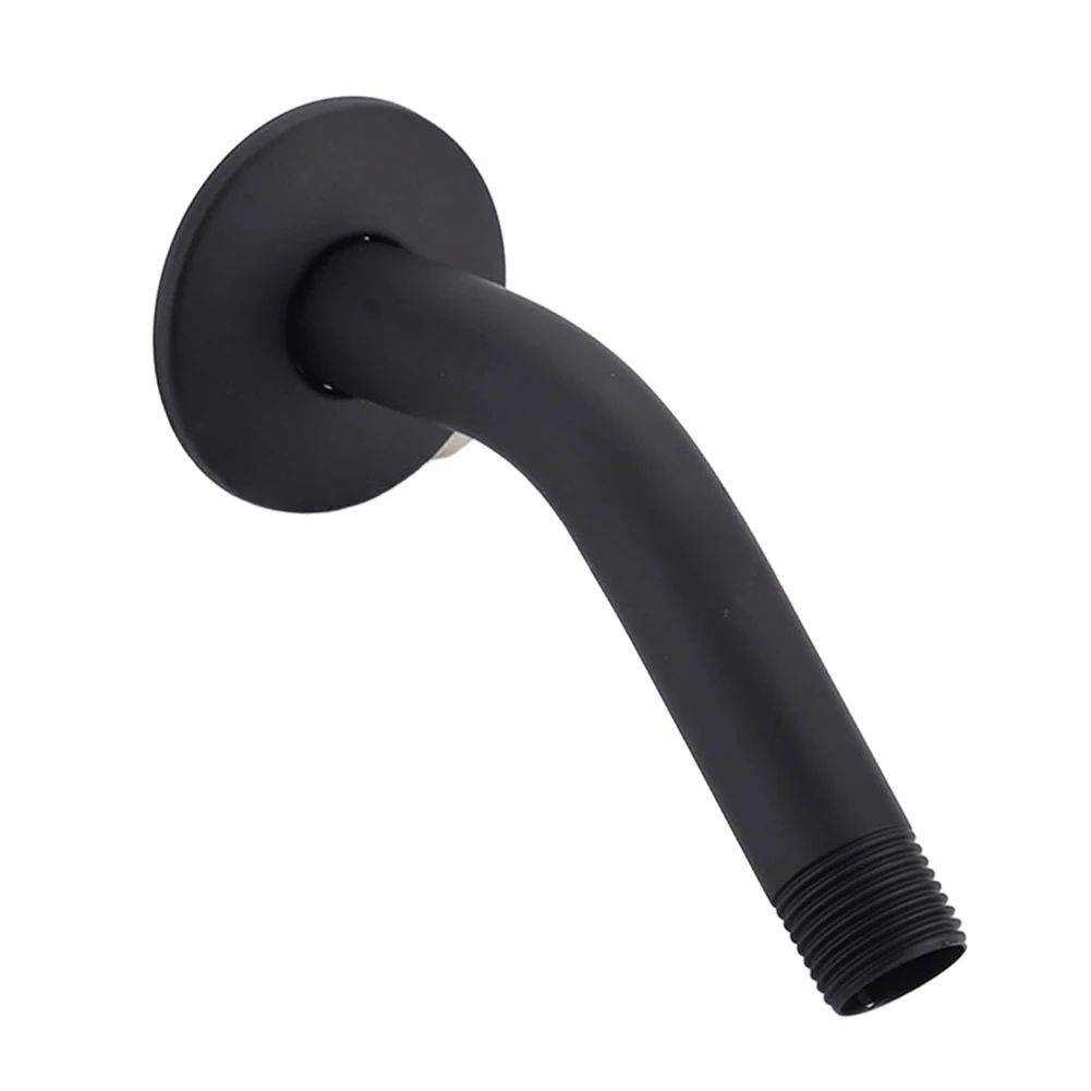 Stainless Steel 6 Inch Curved Shower Arm Designed for Hotel-Grade Durability and Smooth Water Flow Performance