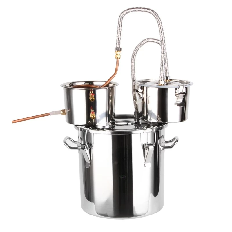 Wholesale Stainless Steel Essential Oil Distiller Alcohol Still Coil Condenser Distiller Oil Pot Still