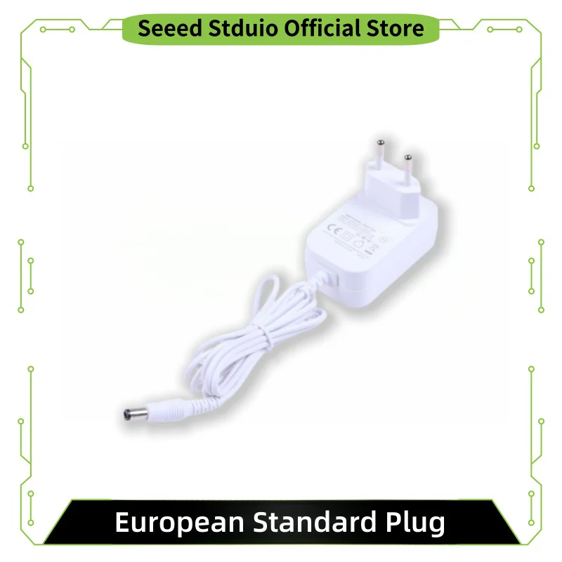 Power Adapter, 12V/2A/24W, European Standard Plug, DC Output, 1.5m