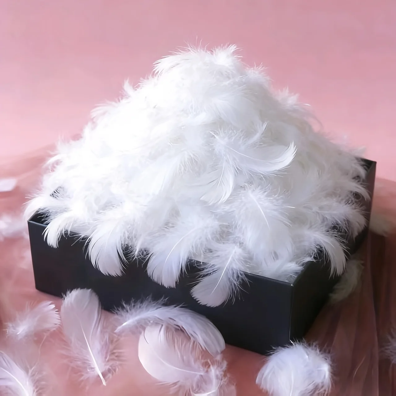5-8cm Natural Feathers White Real Geese Feathers Crafts Jewelry Dream Catcher Party Plume Decor DIY Gift Box Filling Material