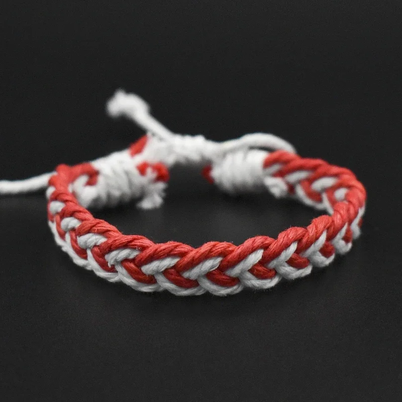 Sport Style Men Hand Colorful Woven Rope Bracelet Couple Adjustable Paracord Bracelet for All Ages Gift