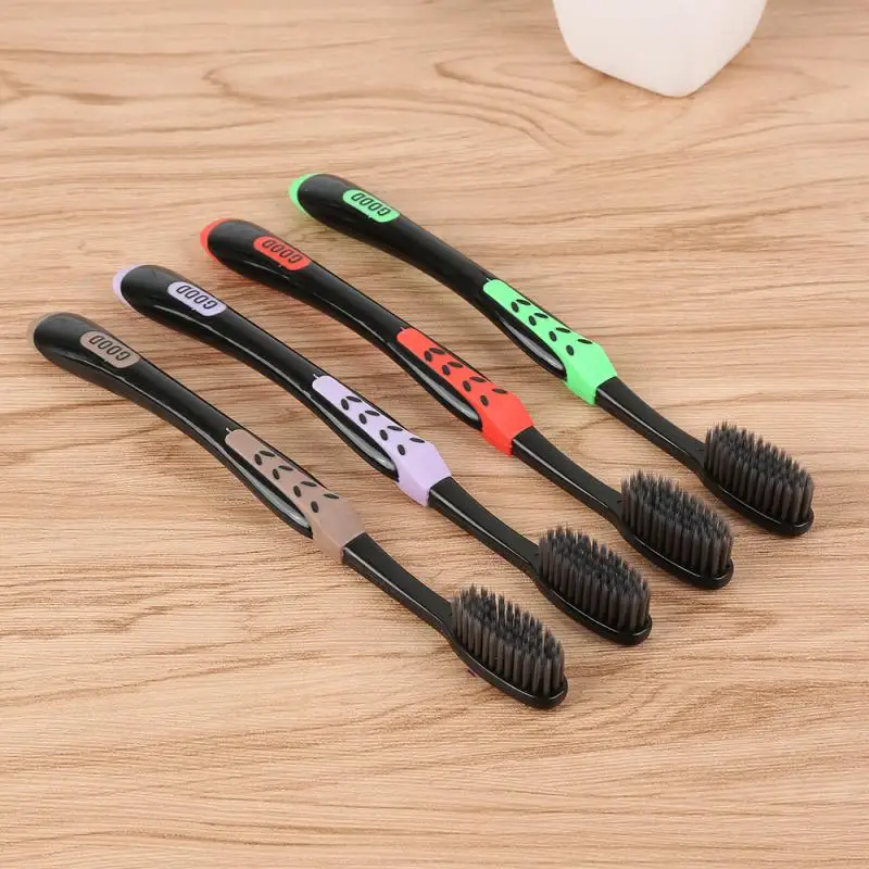 4 шт., ультрамягкая зубная щетка с бамбуковым углем, нано-щетка, ручка для чистки полости рта, зубная щетка с мягкой щетиной, отбеливающая зубная щетка 4 шт., ультрамягкая зубная щетка с бамбуковым углем, нано-щетка, ручка для чистки полости рта, зубная щетка с мягкой щетиной, отбеливающая зубная щетка