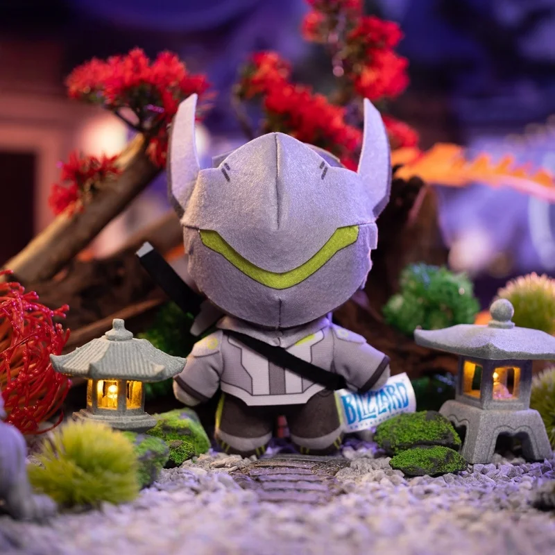 Blizzard Overwatch Anniversary Plush Keychain Kiriko Mercy Ana Plush Doll Pendant Charm Collectible Gift Series Ornaments view 4